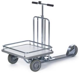 Helge Nyberg Roller carriage Ergobjörn Modell 86 with railing on the loading area, loading area 580 x 680 mm