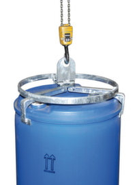 Barrel traverse for Steel and plastic drums, recording standing