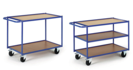 Rollcart Table trolley with horizontal bracket
