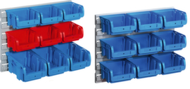 Allit Open fronted storage box set ProfiPlus with wall bracket