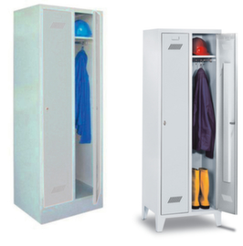 PAVOY Wardrobe and changing room locker Basis in light gray