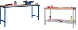 PAVOY Workbench with beech multiplex top