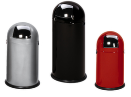 Push and pedal garbage cans