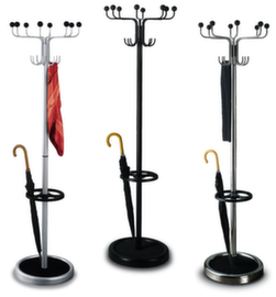 Coat rack Rondo with rotating crown