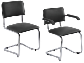 Nowy Styl Visitor chair with faux leather cover