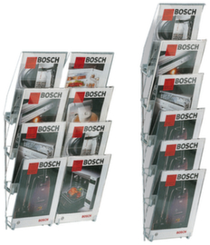 Wall brochure holder for DIN A4