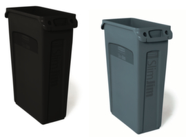 Rubbermaid Recyclables collector Slim Jim® with ventilation ducts