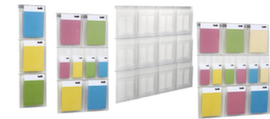 Endlessly combinable helit wall brochure holder "the placativ"