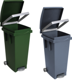 Mobile pedal bin with 80 l capacity