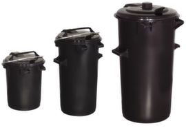 System waste garbage can made of PE
