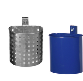 Litter garbage can for wall or post mounting