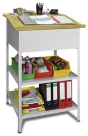 PAVOY Standing desk in RAL7035