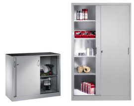 C+P Sliding door wardrobe ERGO light gray