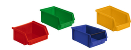 Stackable open-fronted storage box Classic with large recessed grip