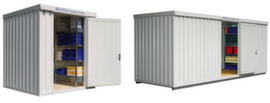 Säbu Insulated material container with floor
