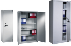 C+P Office safety storage cabinet light gray