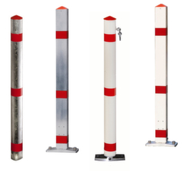 Locking post with pointed head