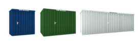 Säbu Lacquered material container FLADAFI® with wooden floor