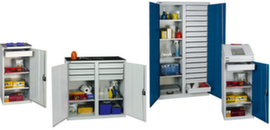 stumpf Tool cupboard Serie 2000 with shelves + drawers