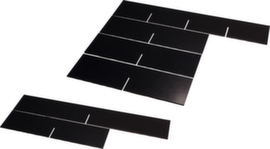 Dividers for pallet stacking frames