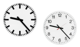 Industrial wall clock with Ø 500 mm