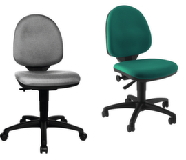 Office swivel chair with hollow seat