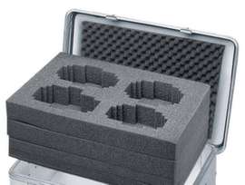 ZARGES Cube foam set K 424 XC for transport crate