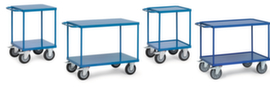 fetra Table trolley with steel shelves