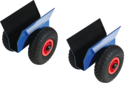 Rollcart Plate trolley with rubber coating