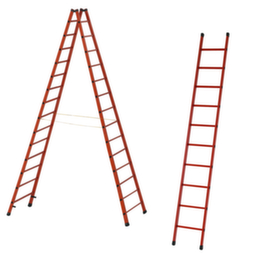 Fiberglass ZARGES rung ladder