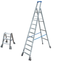 Krause Stepladder on castors