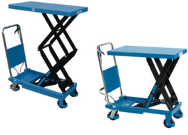 Hanselifter Mobile scissor lift table with manual or electric lift drive