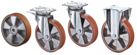 BS-ROLLEN Polyurethane wheel with aluminum rim
