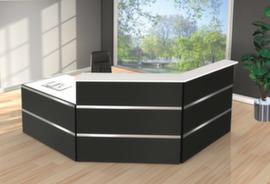 Kerkmann Corner counter Atlantis with counter structure on the right and in the middle