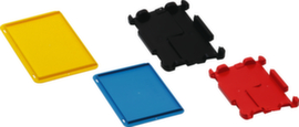 Support or hinged lid for Euronorm stacking containers
