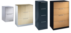 C+P Suspension filing cabinet with bow handles
