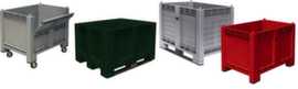 Large container with 550 liter capacity