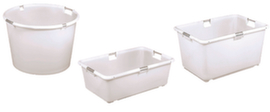 Conical container with tubular aluminum frame