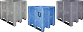 Mega container 7-fold stackable