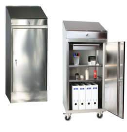 Stainless steel desk cabinet