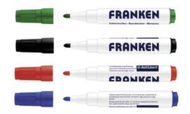 Franken 4 blackboard pens in assorted colors U-Act!Line