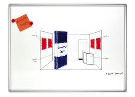 Franken Whiteboard PRO, height x width 900 x 1800 mm