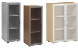 Gera Glass door wardrobe Milano