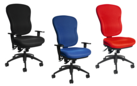 Topstar Office swivel chair with hollow seat and extra thick upholstery