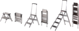 Folding steps Little Jumbo with extra deep treads