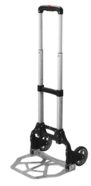 BS-ROLLEN Folding aluminum parcel trolley, load capacity 70 kg, Rubber tires