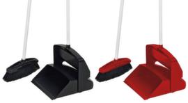 Stand shovel with broom