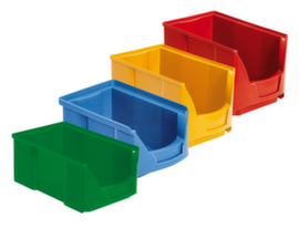 Stackable open-fronted storage box Futura with deep access opening