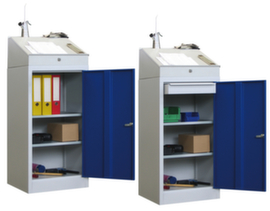 PAVOY Desk cabinet with 2 shelves