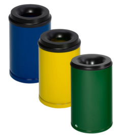 VAR Waste bin with extinguishing head